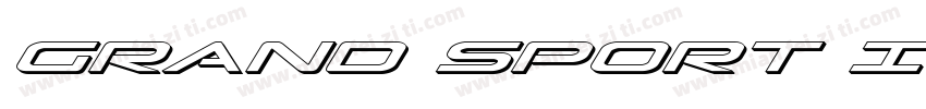Grand Sport Italic字体转换